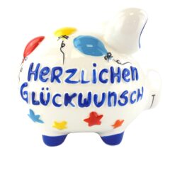 KCG Sparschwein, Seitenansicht mit Schriftzug