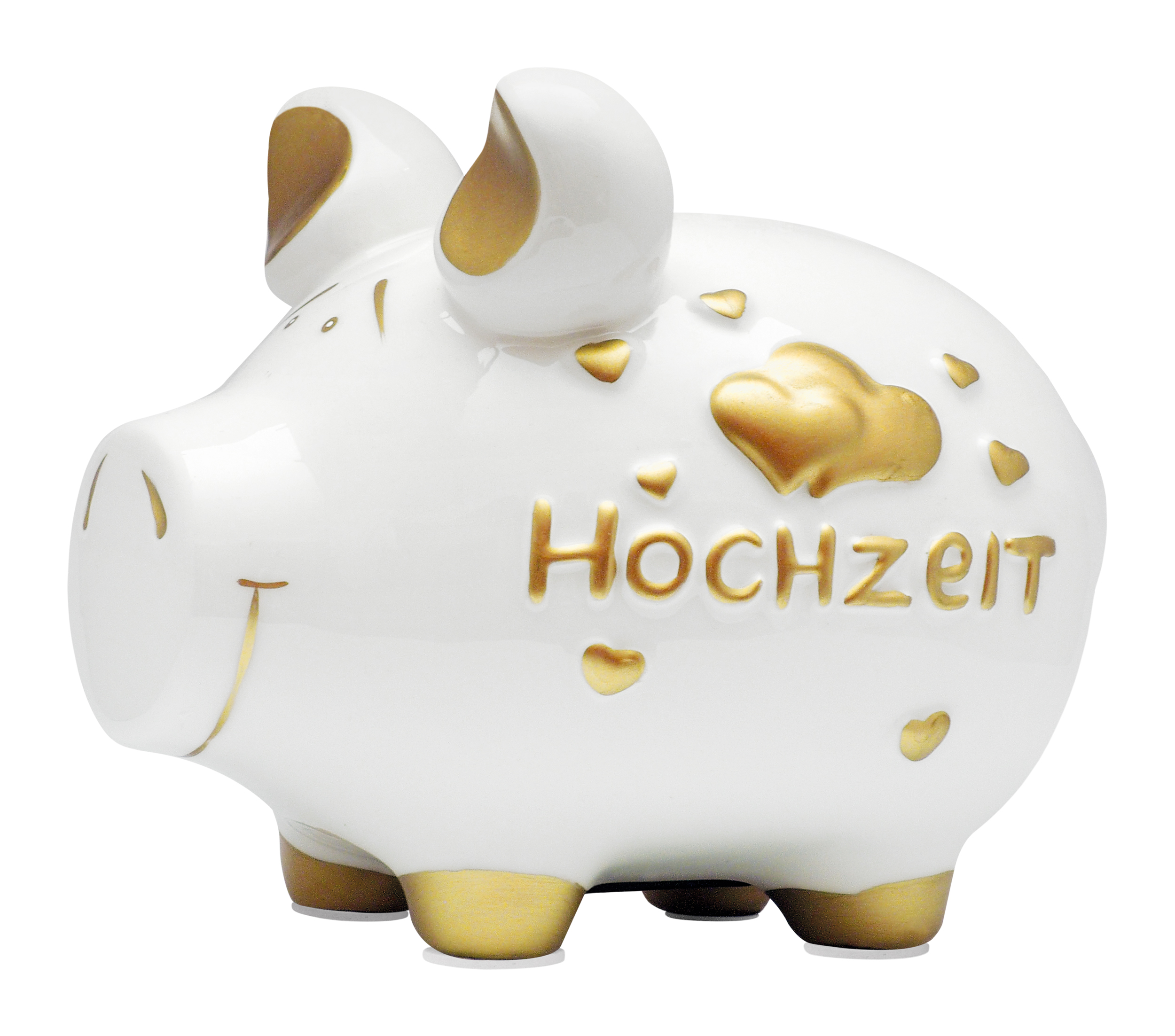 KCG Sparschwein "Hochzeit" mit Herzen