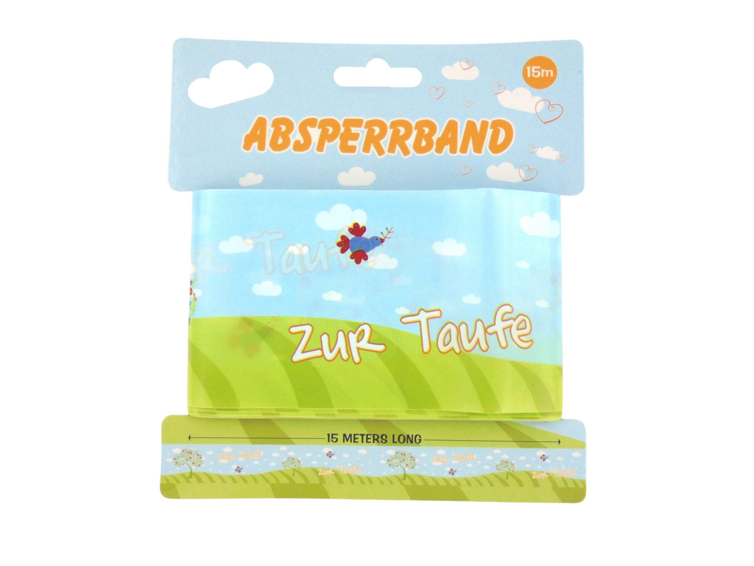 Absperrband zur Taufe