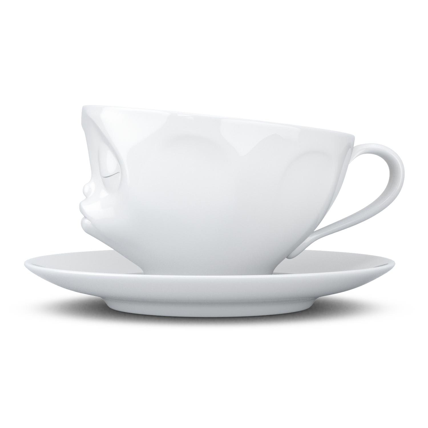 FiftyEight Kaffeetasse "Küssend", Seite