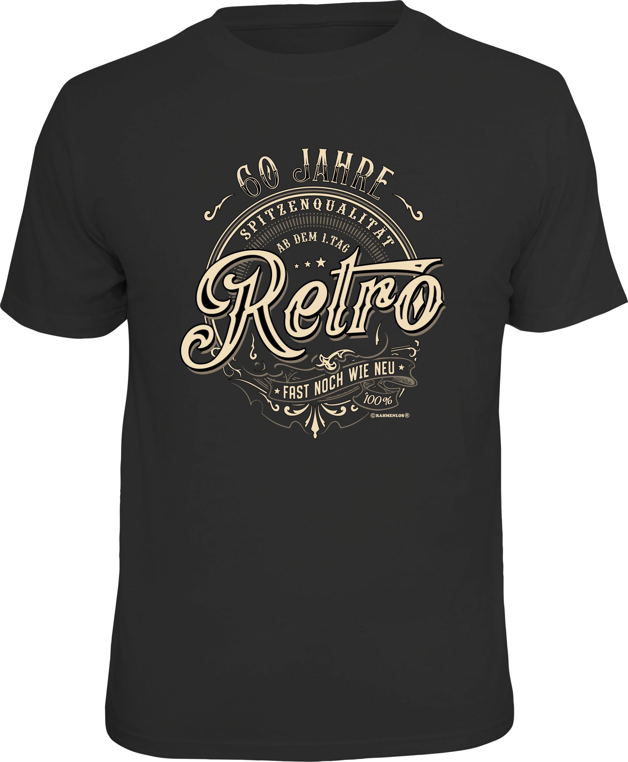 RAHMENLOS® Motiv T-Shirt "Retro 60"