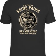 RAHMENLOS® Motiv T-Shirt "keine Pause"