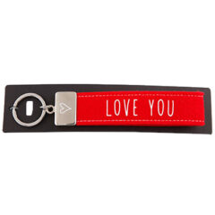 Glücksfilz Anhänger in rot