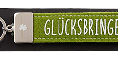 Glücksfilz Anhänger in grün