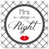 Sheepworld Untersetzer “Mrs. always Right”