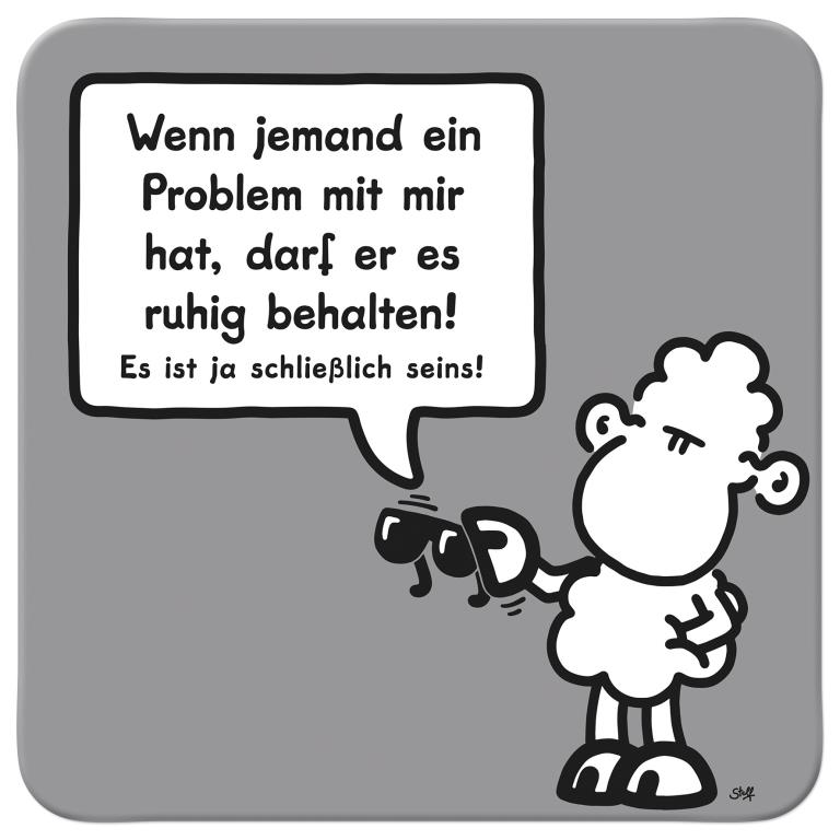 Sheepworld Untersetzer “Problem”