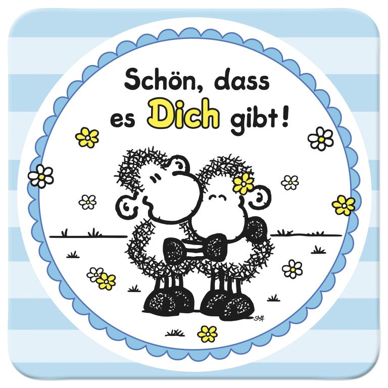 Sheepworld Untersetzer – Schön, dass es Dich gibt!