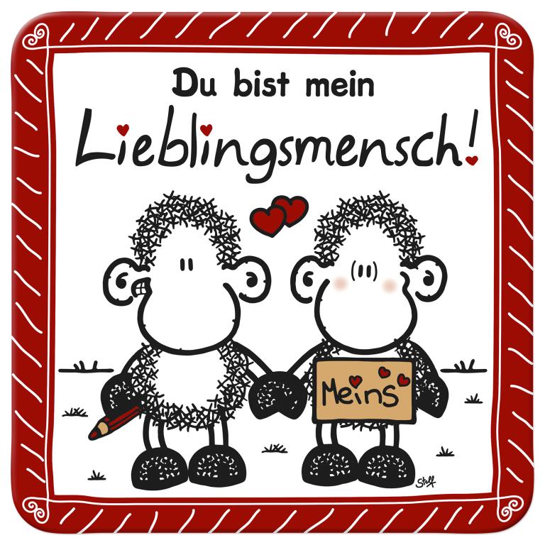 Sheepworld Untersetzer “Du bist mein Lieblingsmensch!”