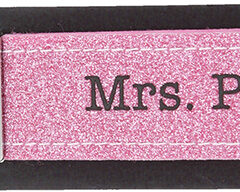 Glücksfilz Anhänger glitzernd, in Rosa