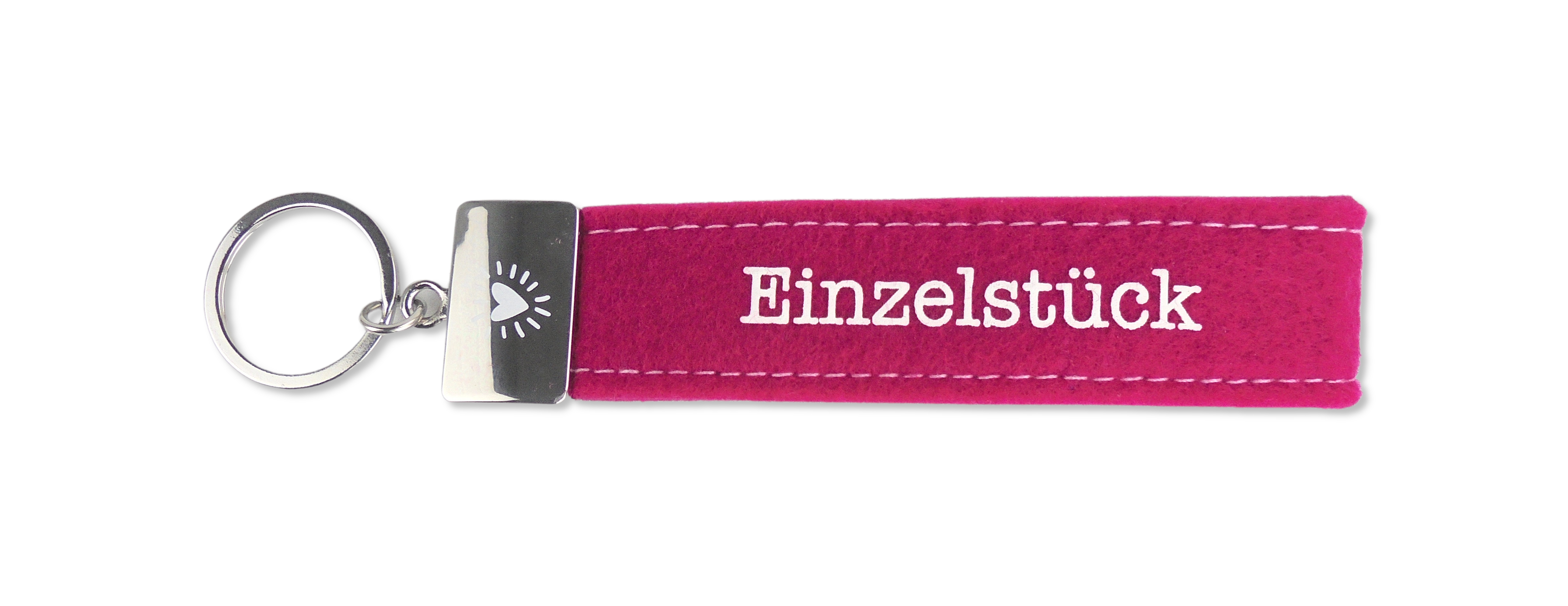 Glücksfilz Anhänger in pink "Einzelstück"