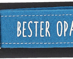 Glücksfilz Anhänger in Blau