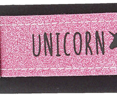 Glücksfilz Anhänger glitzernd in rosa