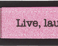 Glücksfilz Anhänger glitzernd in rosa