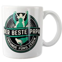 Rahmenlos Tasse in weiß "Der beste Papa"