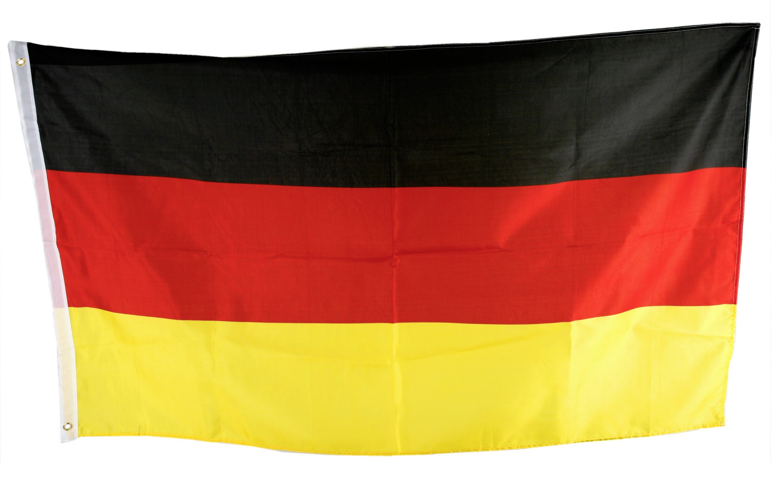 Deutschland-Flagge mit Metall-Ösen