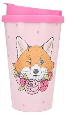 Stylischer To-Go-Becher mit Motiv und Spruch "Fuchs"