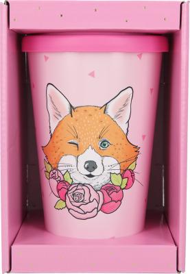 Stylischer To-Go-Becher mit Motiv und Spruch "Fuchs"