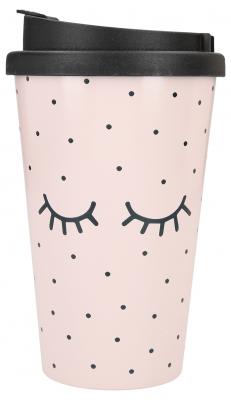 Stylischer To-Go-Becher mit Motiv und Spruch "Dreaming"