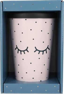 Stylischer To-Go-Becher mit Motiv und Spruch "Dreaming"