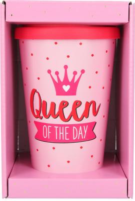 To-Go-Becher mit Spruch - Queen of the Day