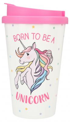 To-Go-Becher mit Spruch - Born to be a Unicorn