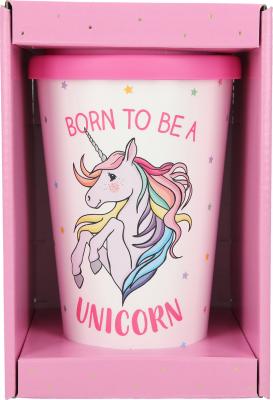 To-Go-Becher mit Spruch - Born to be a Unicorn