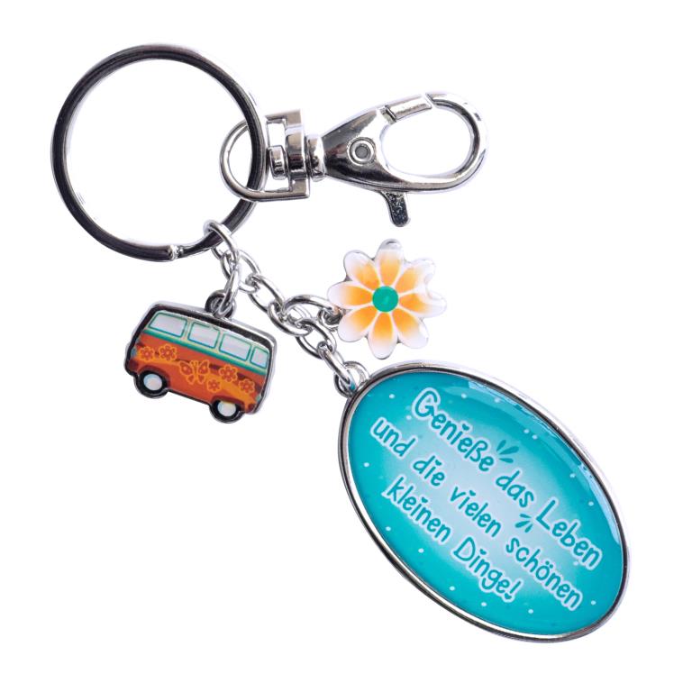 Taschenanhänger „Genieße das Leben“