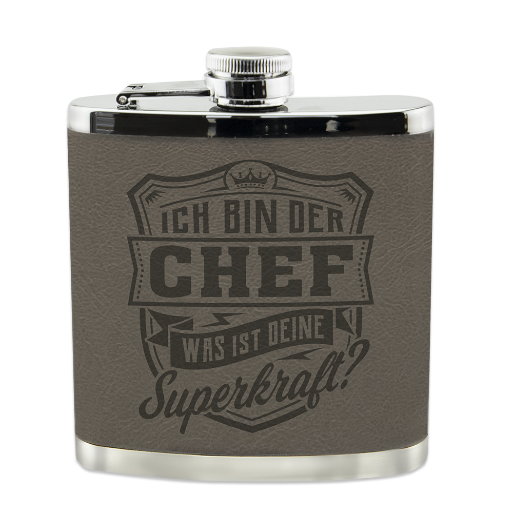 Echter Kerl Flachmann - Chef