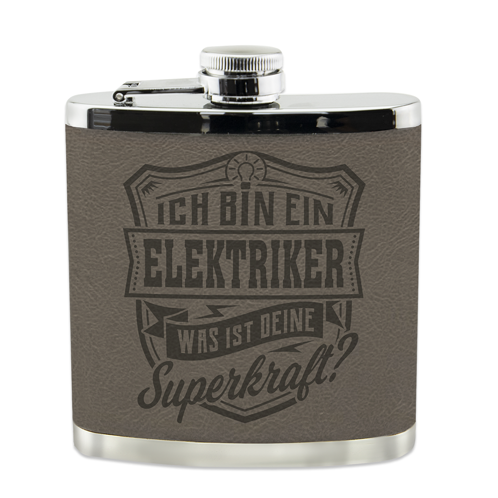 Echter Kerl Flachmann - Elektriker