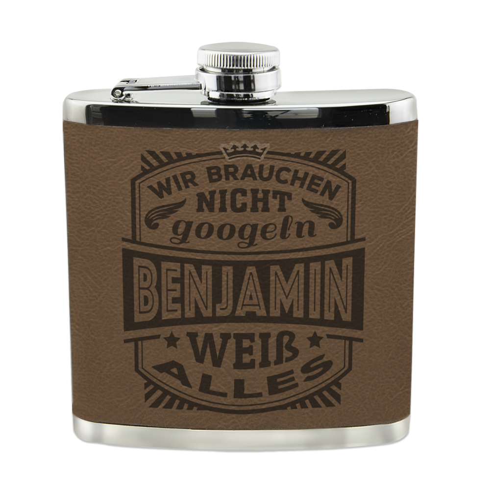 Echter Kerl Flachmann - Benjamin