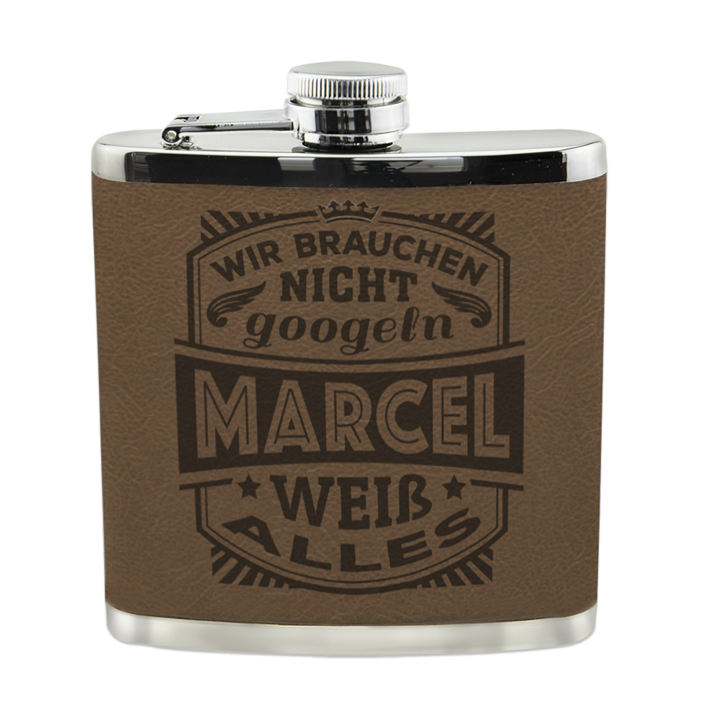 Echter Kerl Flachmann - Marcel
