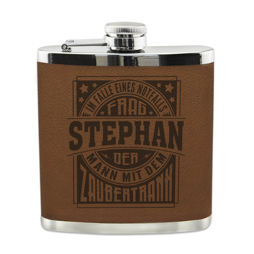 Echter Kerl Flachmann - Stephan