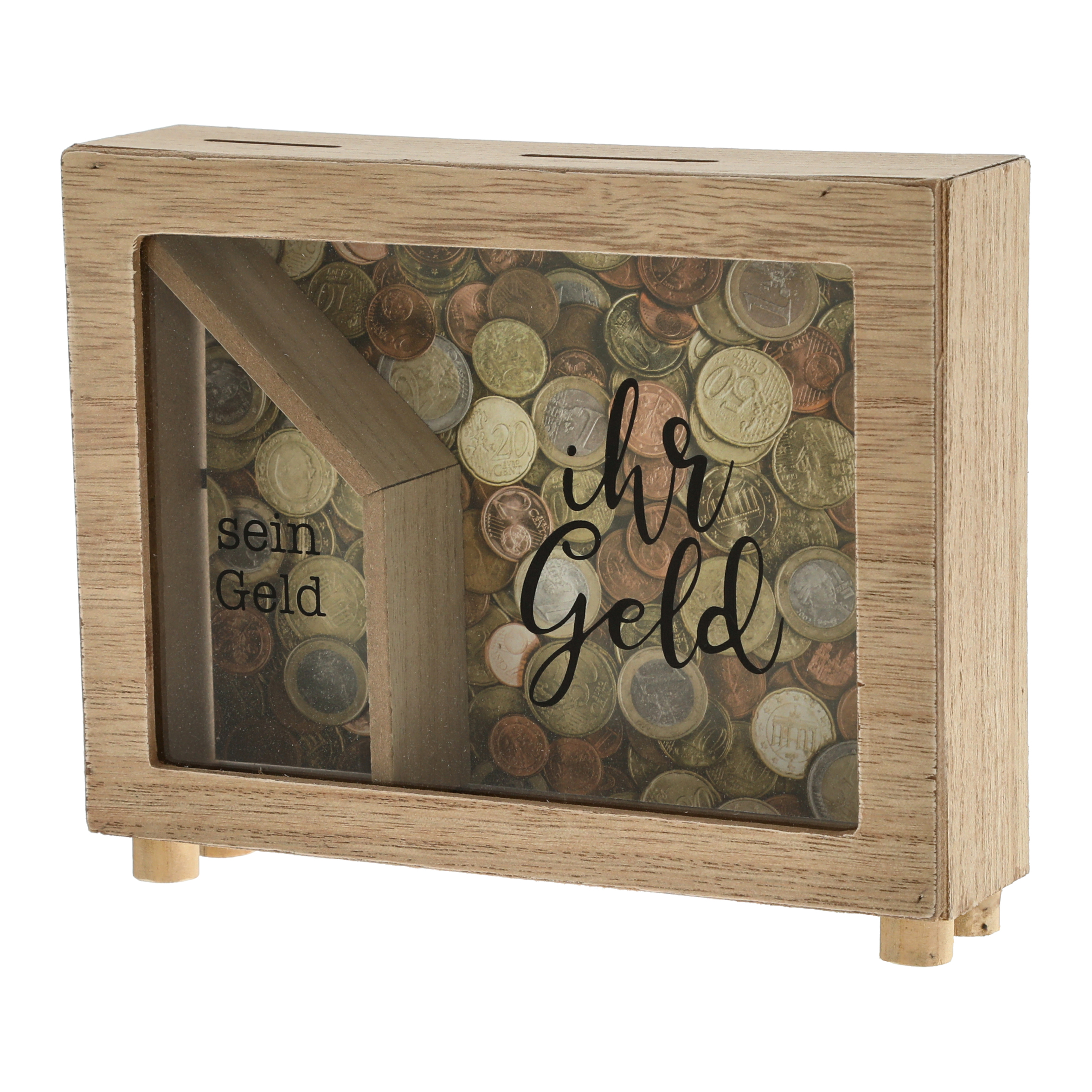 Spardose "sein Geld - ihr Geld"