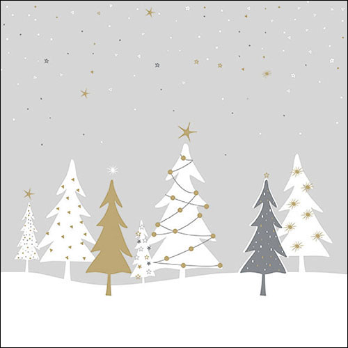 Ambiente® Servietten "Mitternachts Tannen" - FSC Mix