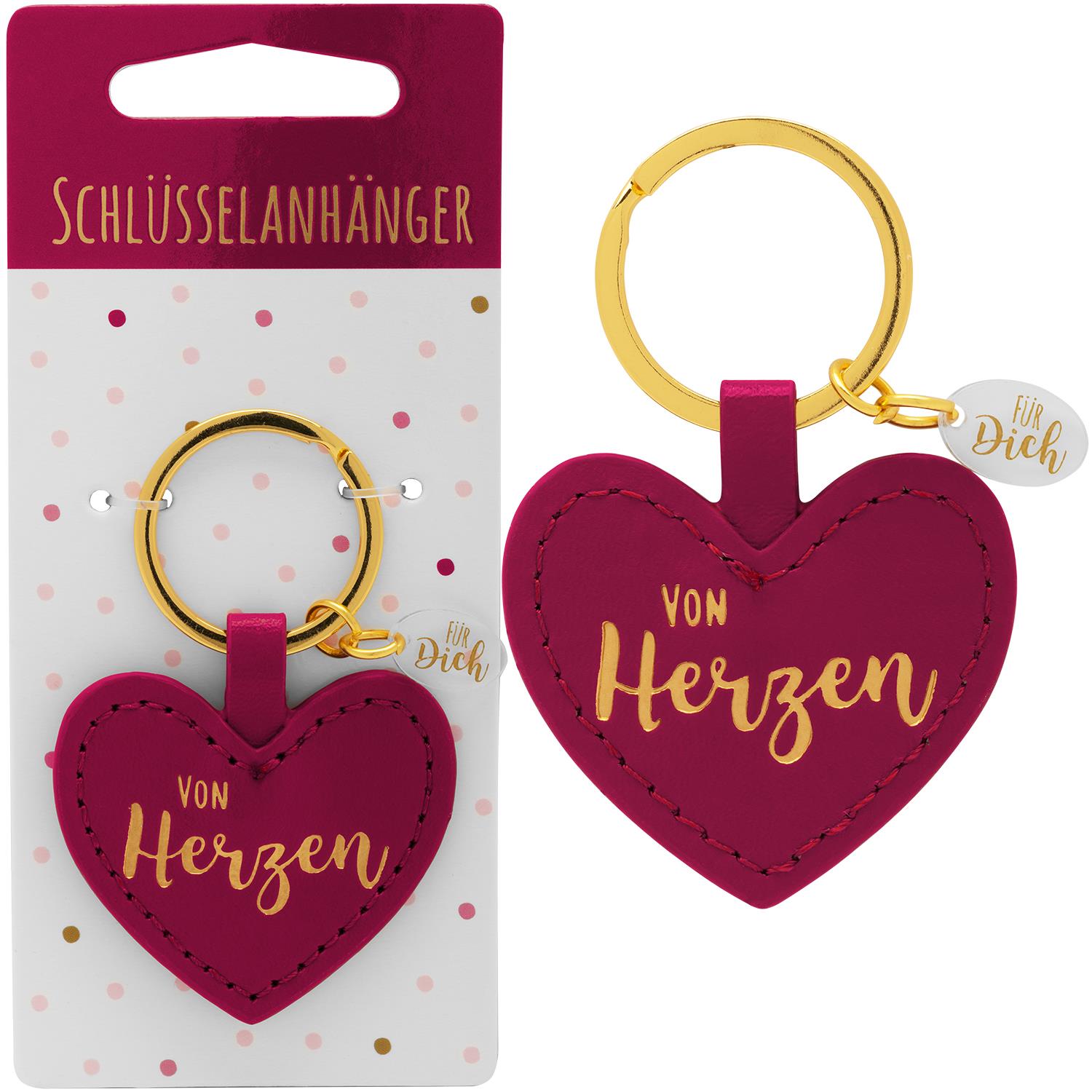 Sheepworld – Herzförmiger Schlüsselanhänger “Von Herzen”