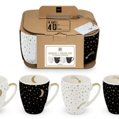 ppd 4er Tassen-Set Moonlight & Shooting Star