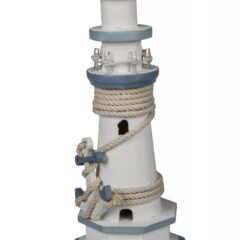 Holz-Leuchtturm mit LEDs