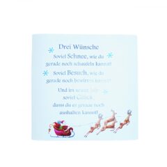 Weihnachtliches Reagenzglas mit Korken und Anhänger