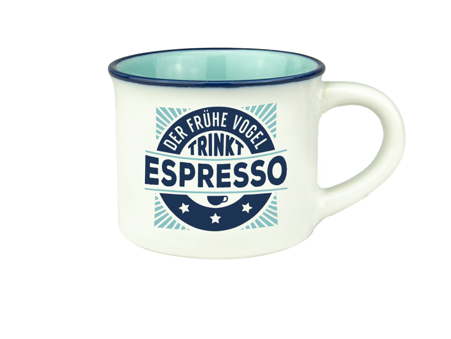 H&H Espresso-Tasse - Der frühe Vogel…
