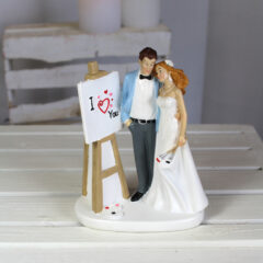 Modernes Brautpaar “Brautpaar mit Staffelei”