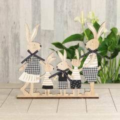 Holz – Aufsteller “Hasenfamilie”