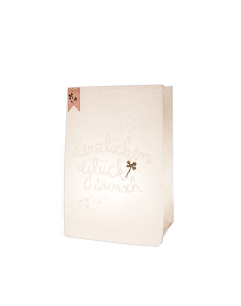 Good old friends – Lichtbeutel “Herzlichen Glückwunsch”