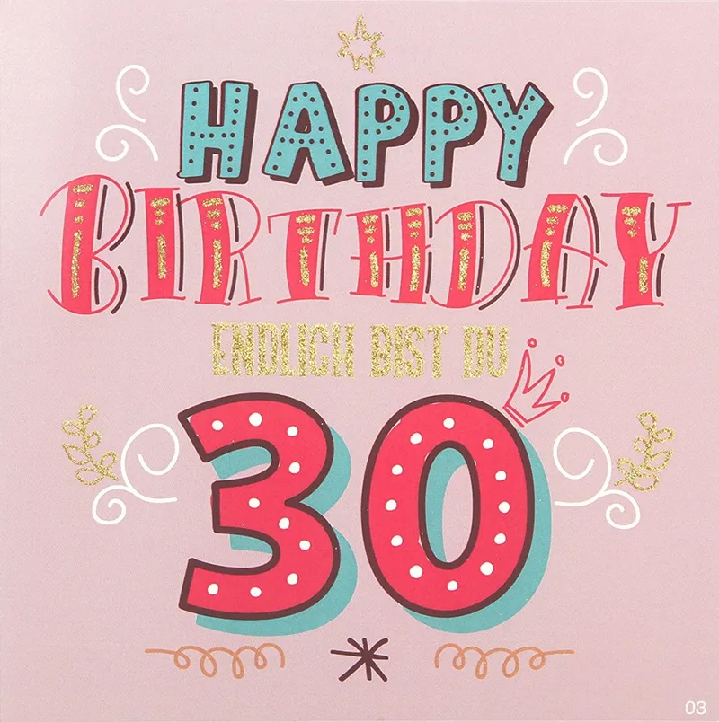 Archie's Hit Mix Musikkarte "Endlich 30"