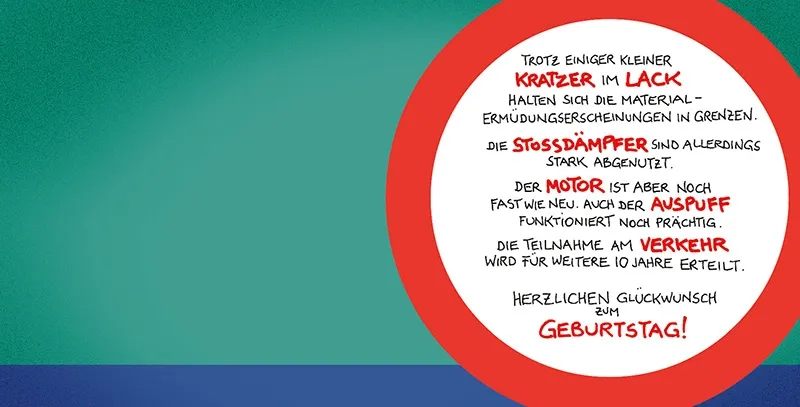 Archie's Hit Mix Musikkarte "TÜV-Bericht zum 60."