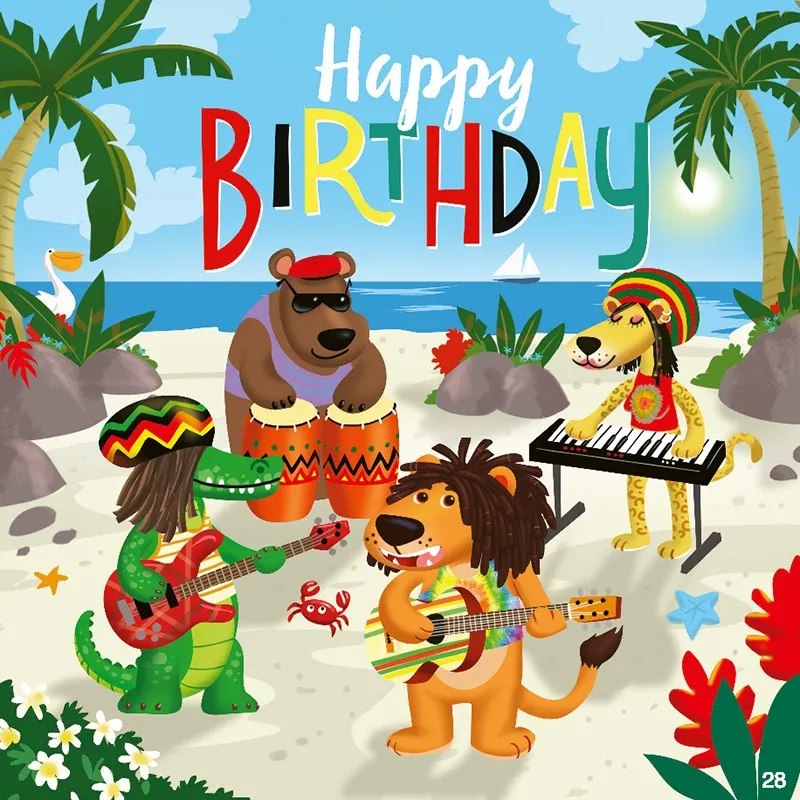 Archie's Hit Mix Musikkarte "Beach Birthday"