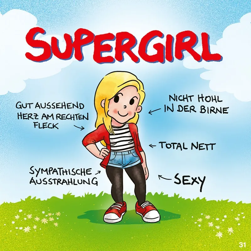 Archie's Hit Mix Musikkarte "Supergirl"