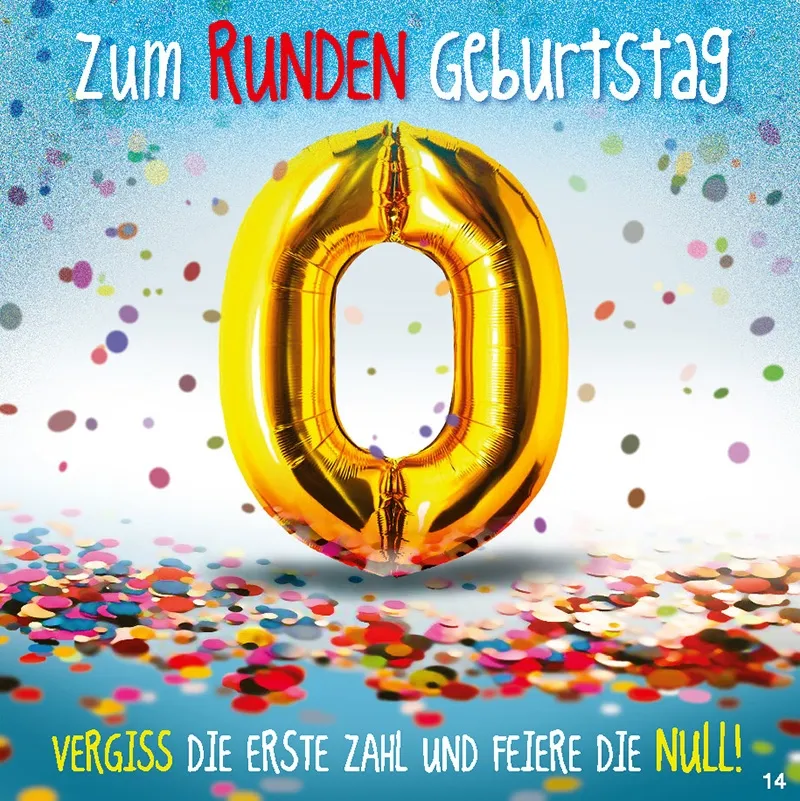 Archie's Hit Mix Musikkarte "Feiere die Null!"