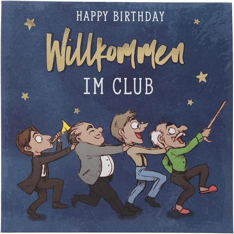 Pop-up-Musikkarte "Alter Sack" mit Licht-Effekt