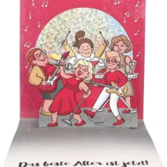 Pop-up-Musikkarte