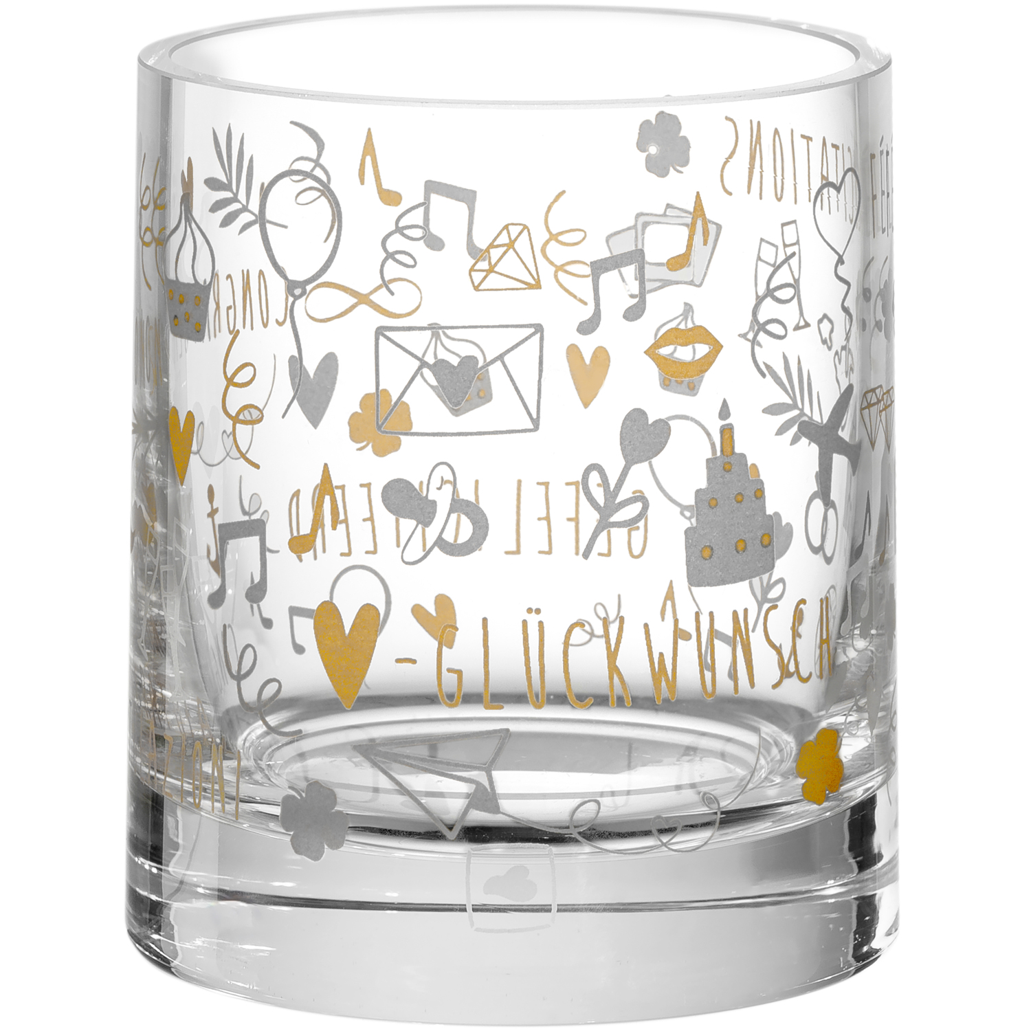 Leonardo EMOZIONE Tischlicht “Glückwunsch”